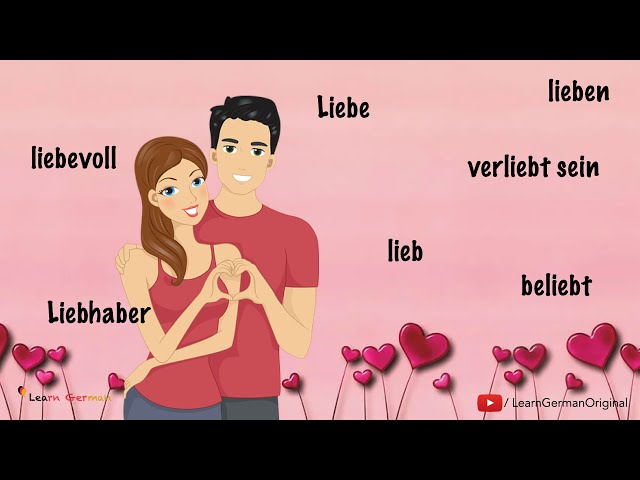 Valentinstag - Wortbildungen "Liebe"  | Valentine's Special-Learn German Grammar | B1-B2