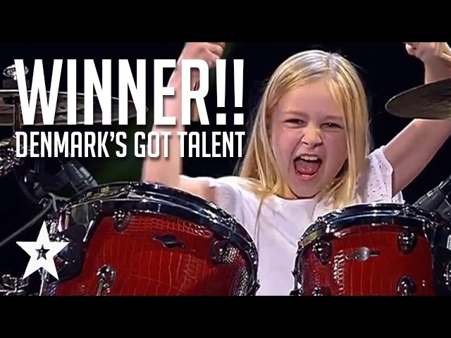 10 Year Old Drummer Johanne Astrid - Winner Of Denmark's Got Talent 2017 Compilation