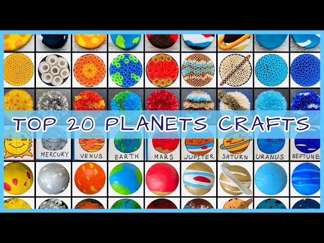 Top 20 DIY Planets Crafts Compilation | Best 20 Solar System Projects | 20 Planets Projects for kids