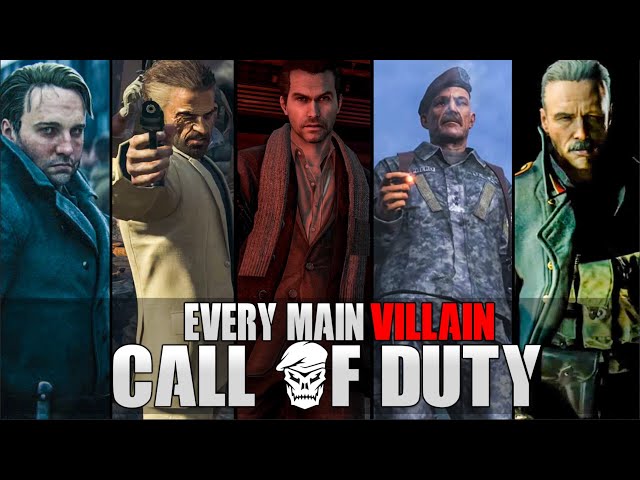 EVERY MAIN VILLAIN/ANTAGONIST in CALL OF DUTY and HOW IT ENDS [ Modern Warfare - Black Ops Cold War]