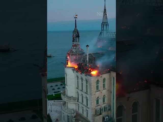 Russian attack on Ukraine left landmark  “Harry Potter Castle” damaged