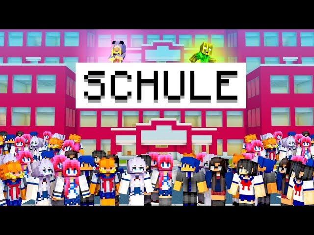 100 SCHÜLER vs. SCHULE BASE! ✿ Minecraft [Deutsch/HD]