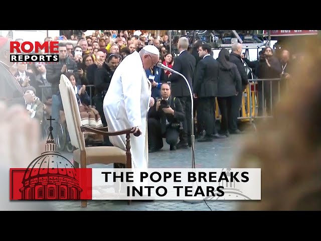 #PopeFrancis breaks into tears over #Ukraine on feast of #ImmaculateConception