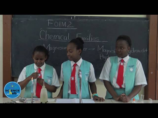 SCIENCE HUB Loreto Convent Valley Road Chemistry Form2 Lesson5 ALKALINE EARTH METALS KCSE