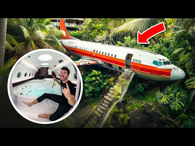Ein Mann verwandelte eine Boeing 727 in sein Zuhause (Und es ist großartig)