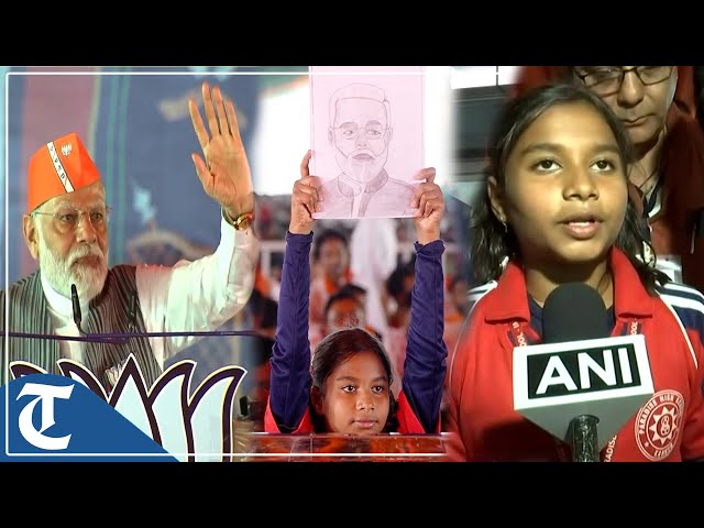 10-year-old Akanksha Thakur sketches PM Modi’s picture; says 'waiting for PM’s letter'