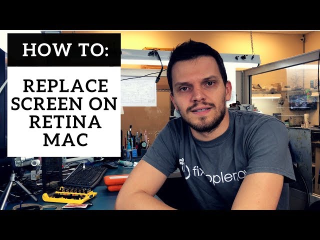 A1502 MacBook Pro 13" Retina LCD Screen Repair - LCD Replacement Fix Guide - DIY