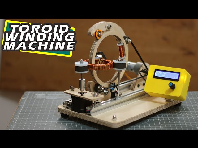 DIY Arduino based Toroid coil winding Machine | Arduino project