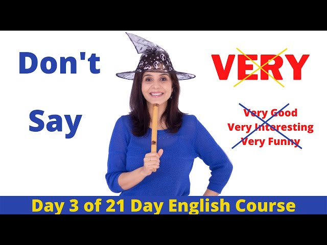 Stop Saying VERY! Use Smart English Vocabulary Words | Improve Your Vocabulary - Day - 3 | ChetChat
