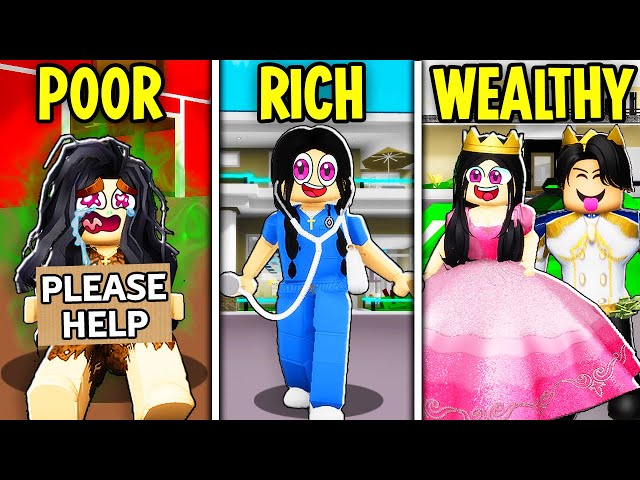 POOR to RICH to WEALTHY in ROBLOX BROOKHAVEN 🏡RP