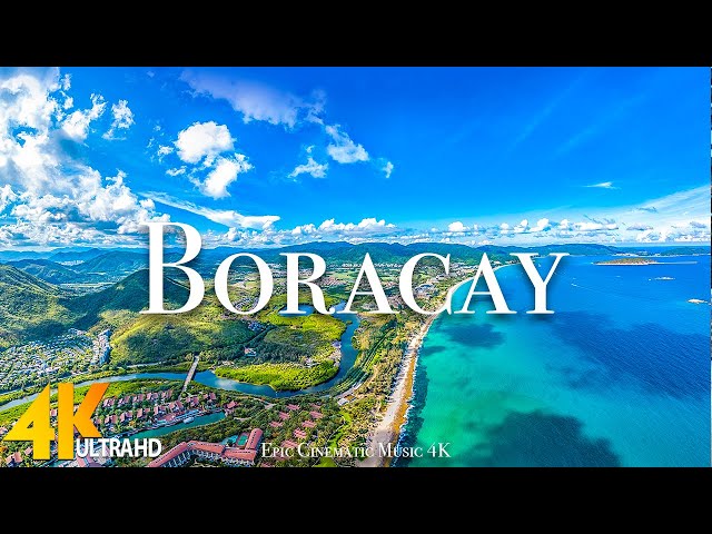 Boracay 4K | Beautiful Nature Scenery With Inspirational Cinematic Music | 4K ULTRA HD VIDEO
