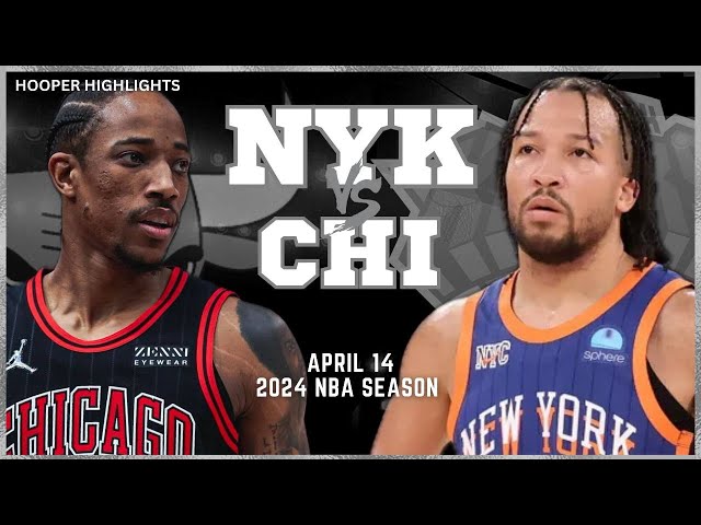 New York Knicks vs Chicago Bulls Full Game Highlights | Apr 14 | 2024 NBA Season