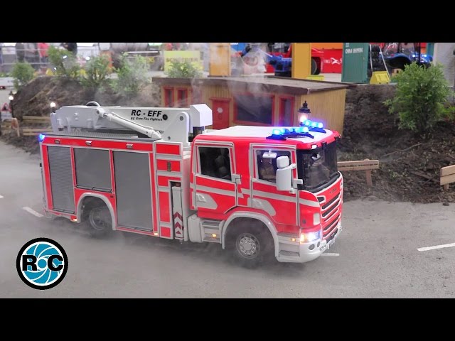 Euro Fire Fighters RC Trucks ACTION 🚨 Intermodellbau Dortmund