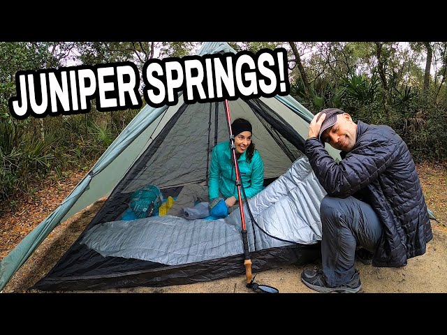 Tent Camping at Juniper Springs in Florida | Ocala National Forest