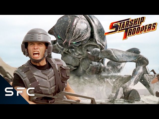 Starship Troopers | Bug Fight In The Desert | Full Scene