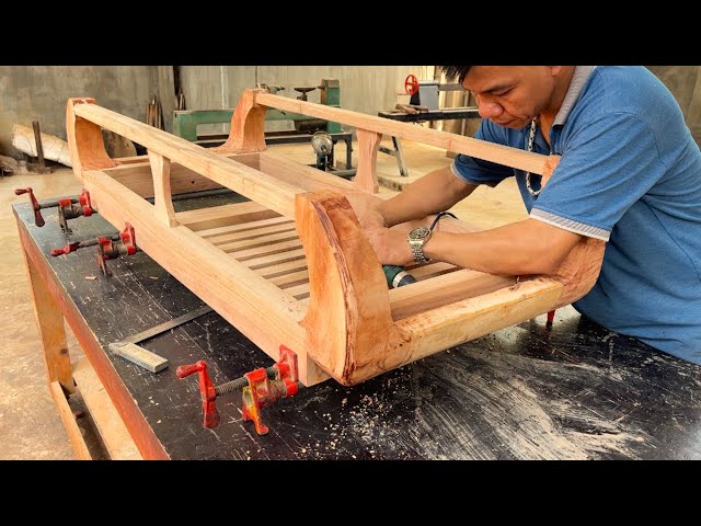 Carpenter With Sophisticated Woodworking Techniques - Making A Japanese Tea Table For A Compact Room