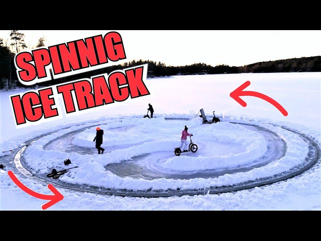 Ice Carousel With Race Track