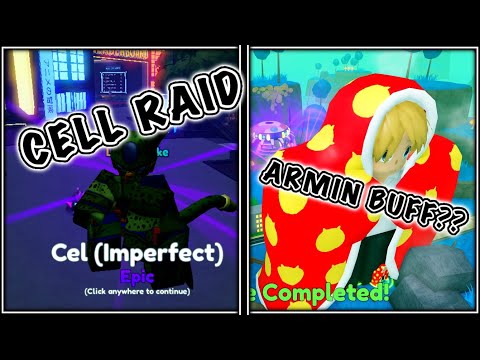 NEW Update 5.6 CELL RAID! Armin Finally Got Buffed? Anime Adventures