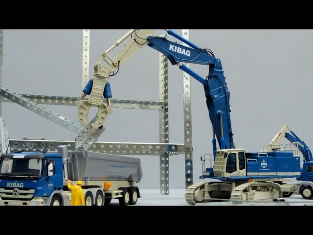 NZG Hitachi Zaxis 1000K Demolition Excavator 'Kibag' by Cranes Etc TV