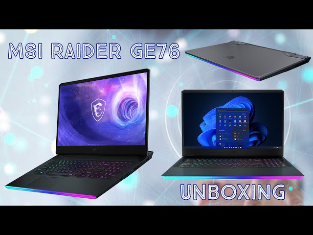 Unboxing Gaming Laptop MSI Raider GE76 (Core i9) | Setting Up | HSC Unboxing