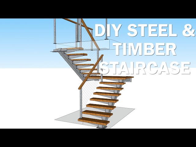 DIY Architectural Steel Staircase