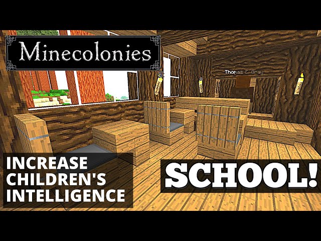 MineColonies School! Increase Intelligence! #13