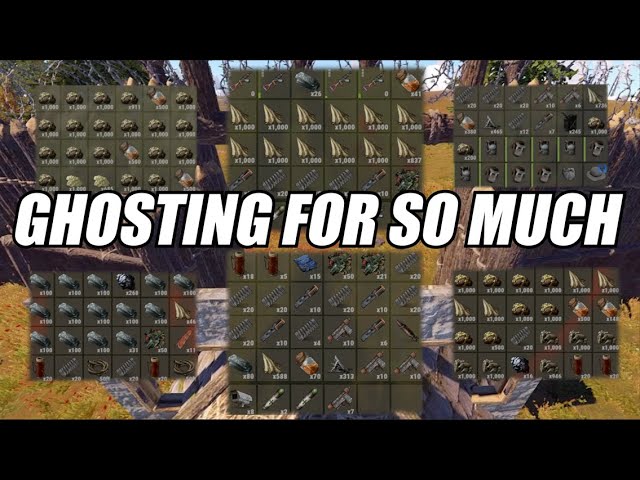Rust - Ghosting A Clan For So Much Loot!