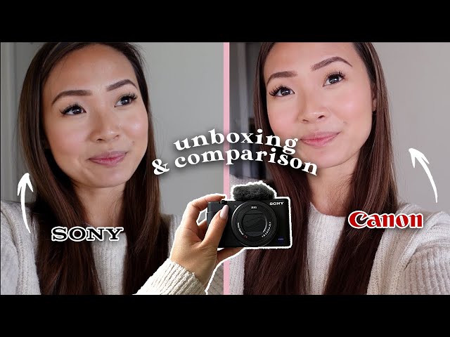 📸 new vlog camera | unboxing Sony ZV-1 vs Canon G7X Mark ii