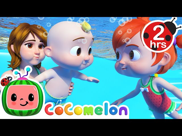 🏊🏻‍♂️ Swimming Song KARAOKE! 🏊🏻‍♂️| 2 HOURS OF COCOMELON! | Sing Along With Me! | Moonbug Kids Songs