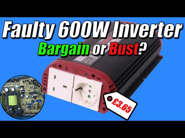 Faulty 600W Sterling Power Quasi Sine Wave Inverter | Can I FIX it?