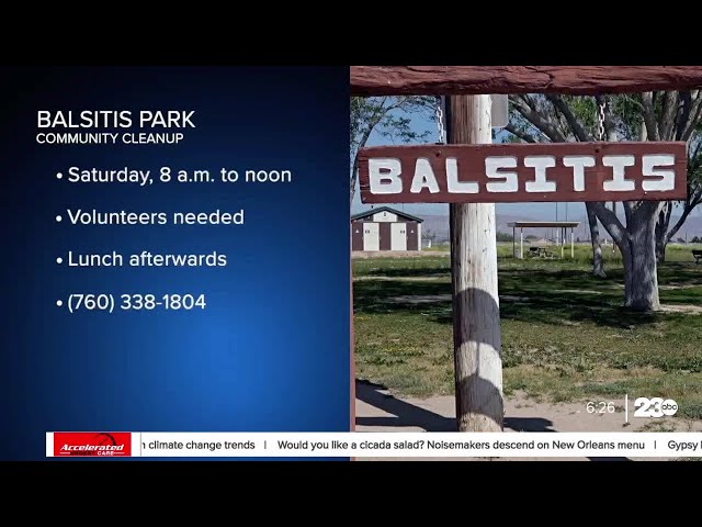 Community to clean up Balsitis Park in Cal City