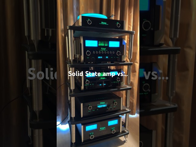 Do you prefer solid state amps or tube amps?? #McIntosh does them both extremely well 😎