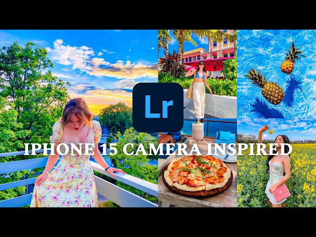 iphone 15 camera inspired preset | iphone 15 pro camera filter | Lightroom preset tutorial +Free DNG