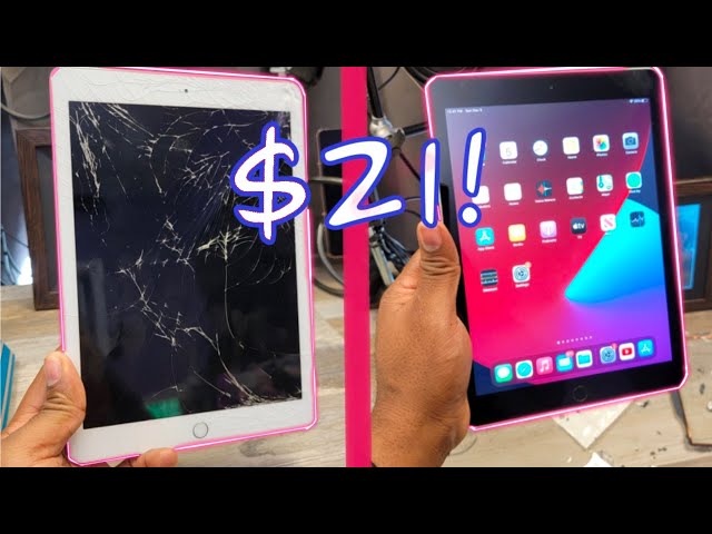 How to fix your Cracked Ipad screen for $21!!  (Gen 6 A1893)
