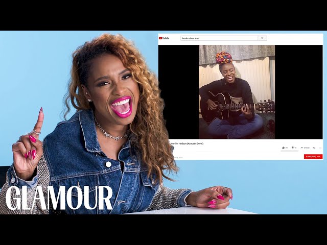Jennifer Hudson Watches Fan Covers on YouTube | Glamour