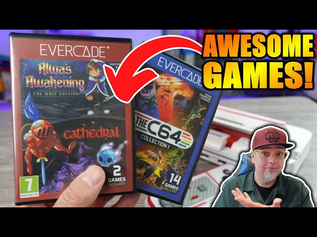 The FIRST Native Evercade Game IS AWESOME! & We Now Have C64 Games!