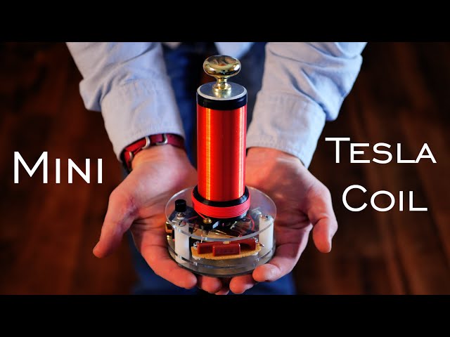 DIY 50,000 Volt Arc Lighter Powered Tesla Coil (ft. Integza)