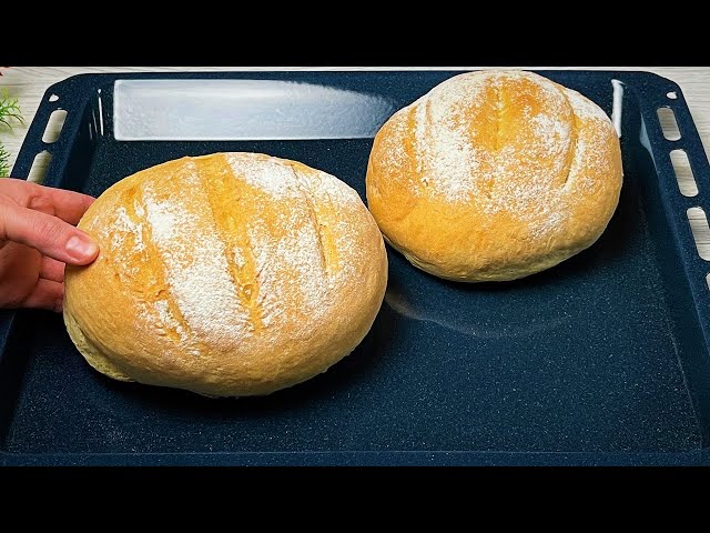 I don't buy bread anymore! A new recipe for plain bread. Home-baked bread.