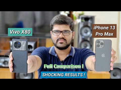 Vivo X80 Vs iPhone 13 Pro Max Full Comparison 🔥 | Mediatek Dimensity 9000 Vs Apple A15 Bionic