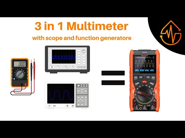 3-in-1 Digital Multimeter, Oscilloscope, Function Generator | LG303