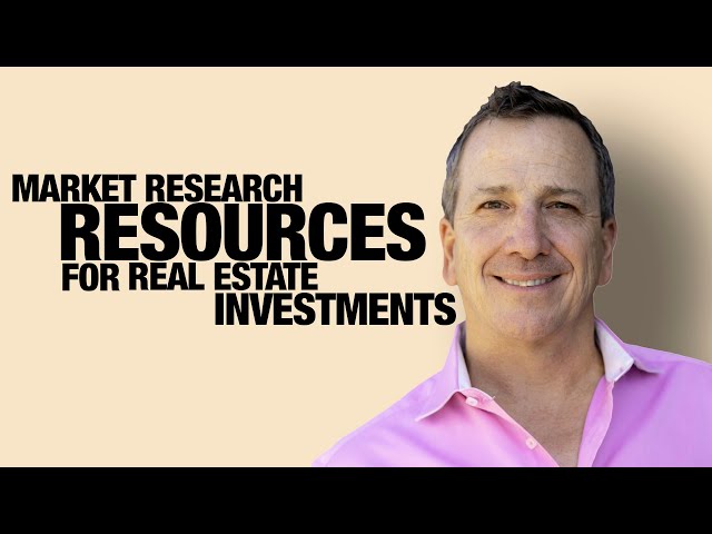 How to research a real estate market