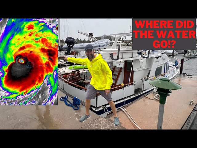 Riding Out Hurricane Ian On My Boat In Tampa Bay. Reverse Storm Surge!