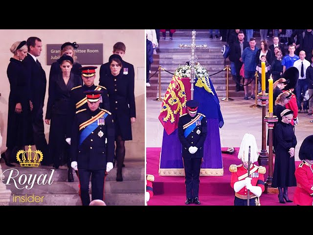 William leads Queen’s grandchildren in emotional vigil - Royal Insider