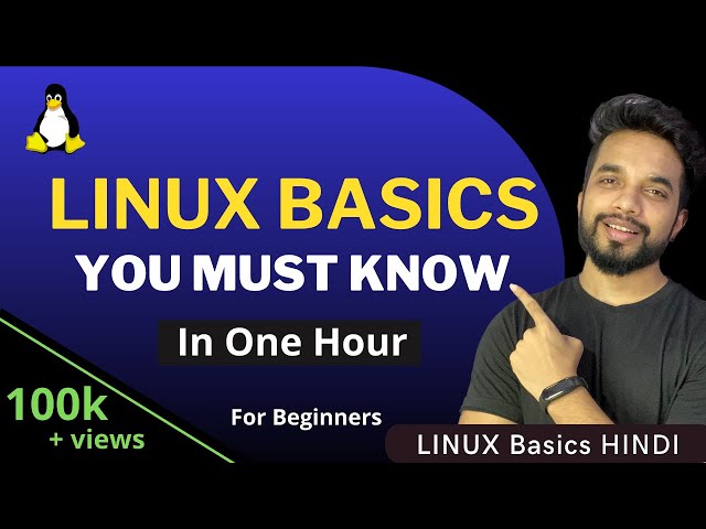 Linux Basic Commands in One Video | Linux for beginners in HINDI 2022