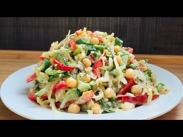 Eat cucumber salad for dinner every day and you'll lose belly fat! cabbage recipes