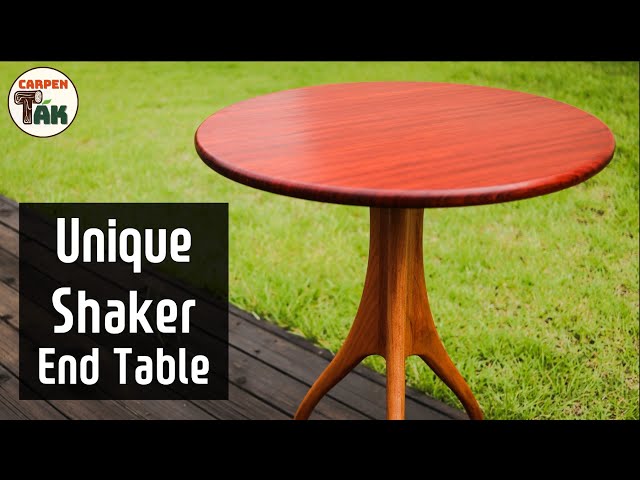 ⚡Awesome Build a Unique Shaker End Table - Woodworking process