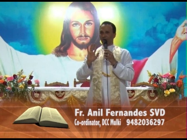with JESUS , talk by Fr.Anil Kiran Fernandes at DCC Mulki on Youth Retreat
