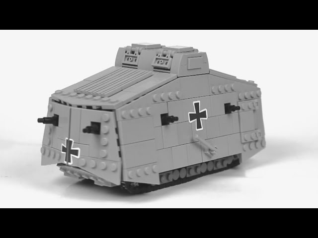 Building a Lego WW1 A7V Tank