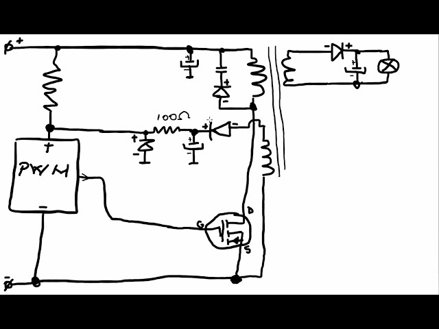 HV SMPS - PWM driver power supply - Lesson 38 Learning electronics with Diana