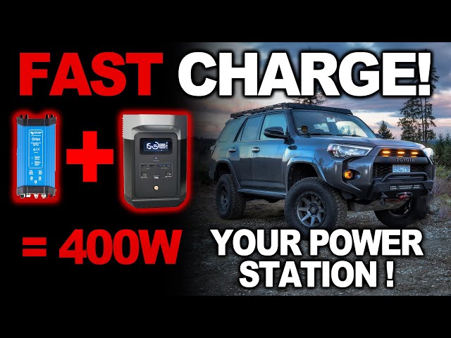 How To Fast Charge Your Power Station From Your Vehicle!